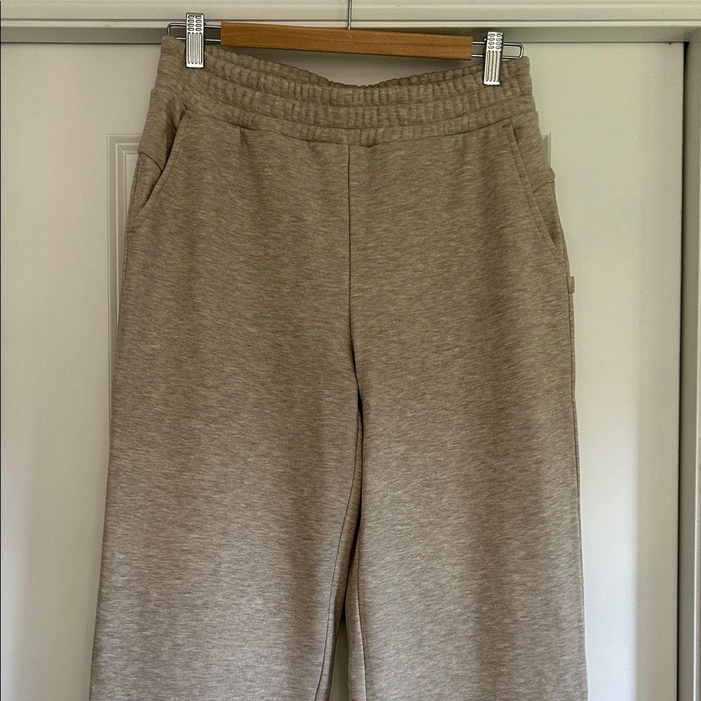 Mondetta Beige Straight Leg Cozy Sweatpants - Picture 2 of 6